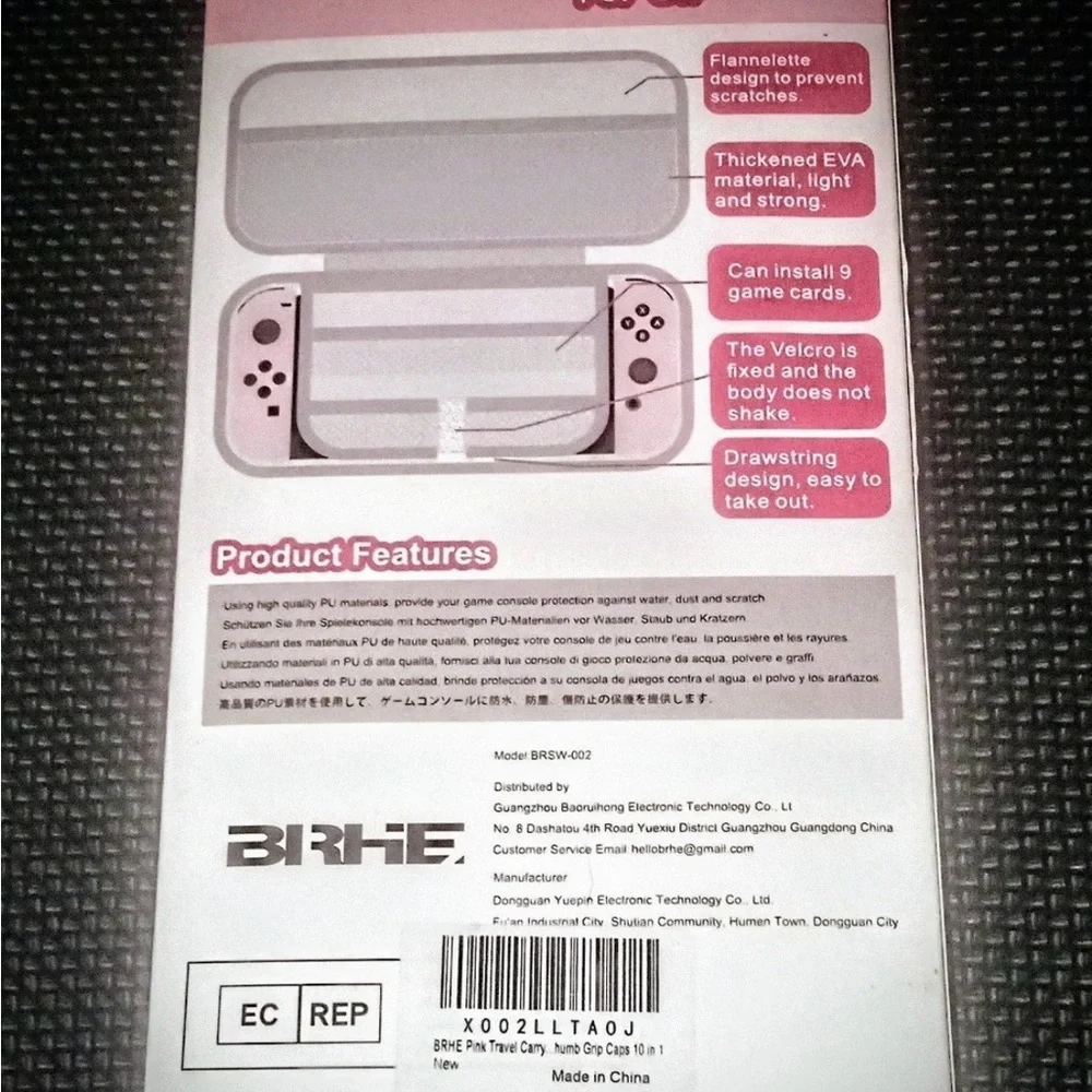 Pink Protective Case for Nintendo Switch